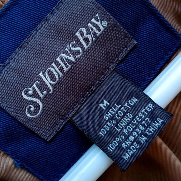 St.Johns Bay Men's Elegant Blue Pure Cotton (3) Buttoned Luxe Blazer
